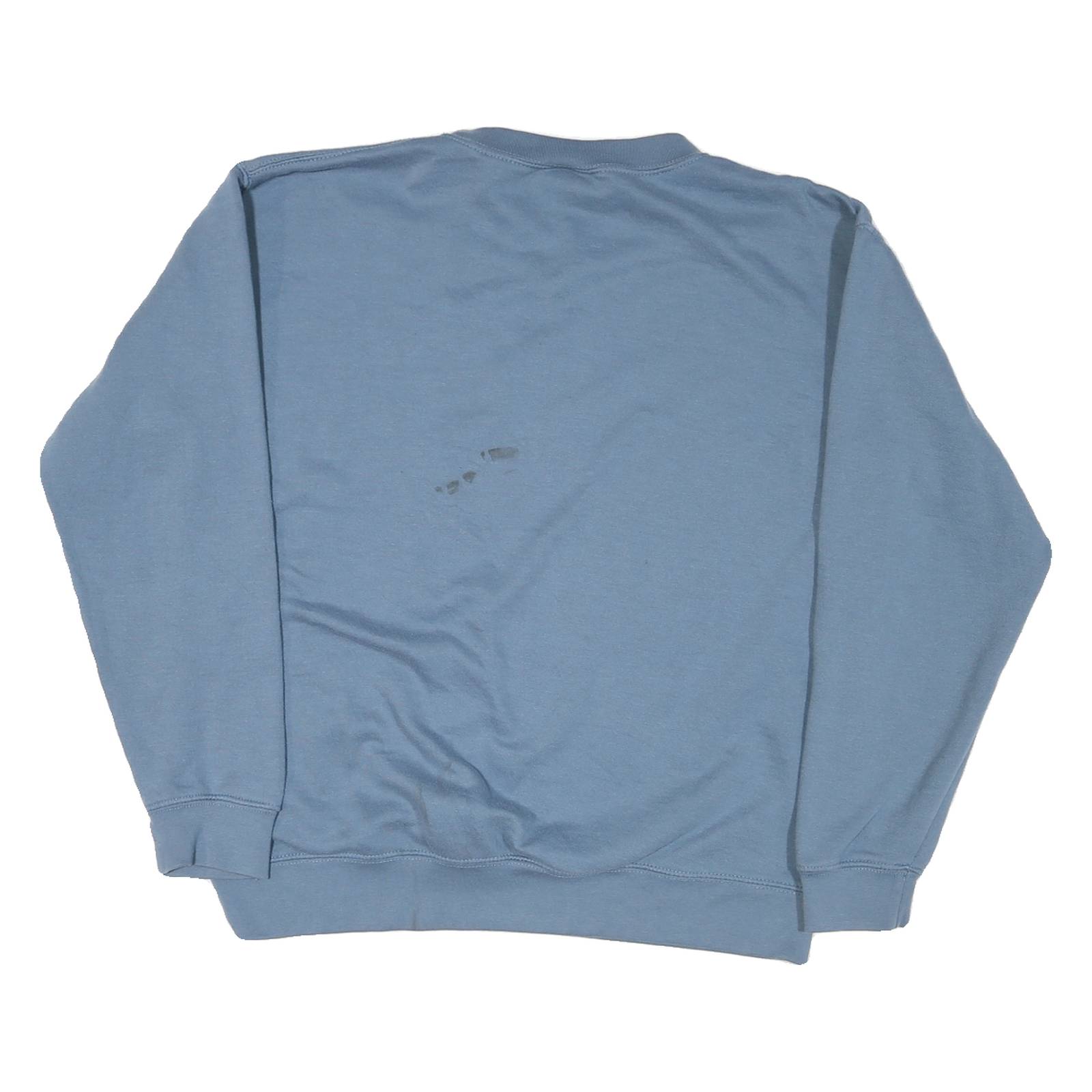 Mens Blue Yosemite National Park Crew Neck Pullover Sweatshirt M Casual Cotton