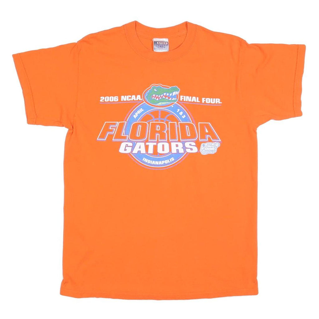 STEP AHEAD Mens Orange Florida Gators Graphic T-Shirt M Short Sleeve Crew Neck
