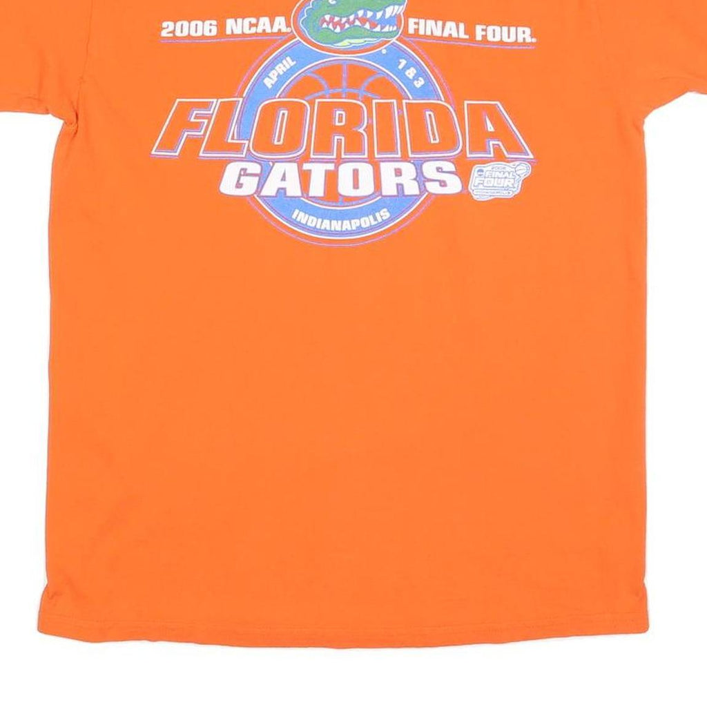 STEP AHEAD Mens Orange Florida Gators Graphic T-Shirt M Short Sleeve Crew Neck