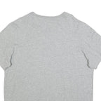 NIKE Mens Grey Crew Neck Cotton Blend T-Shirt XL Short Sleeve Large Swoosh