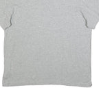 NIKE Mens Grey Crew Neck Cotton Blend T-Shirt XL Short Sleeve Large Swoosh