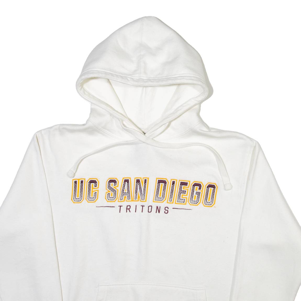 OURAY UC San Diego Mens White Hoodie USA S