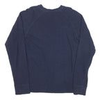 NIKE Mens Blue XL Long Sleeve Crew Neck Cotton Blend T-Shirt Casual Classic