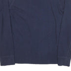 NIKE Mens Blue XL Long Sleeve Crew Neck Cotton Blend T-Shirt Casual Classic
