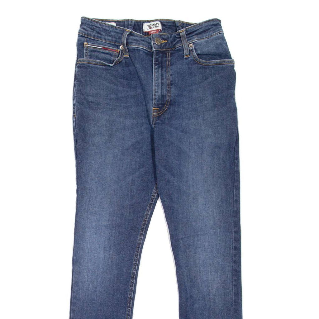 TOMMY JEANS Simon Mens Jeans Blue Slim Skinny Stone Wash W26 L27