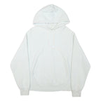 CHAMPION Mens White Pullover Hoodie S Cotton Blend Casual Sportswear