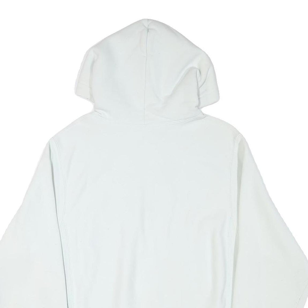 CHAMPION Mens White Pullover Hoodie S Cotton Blend Casual Sportswear