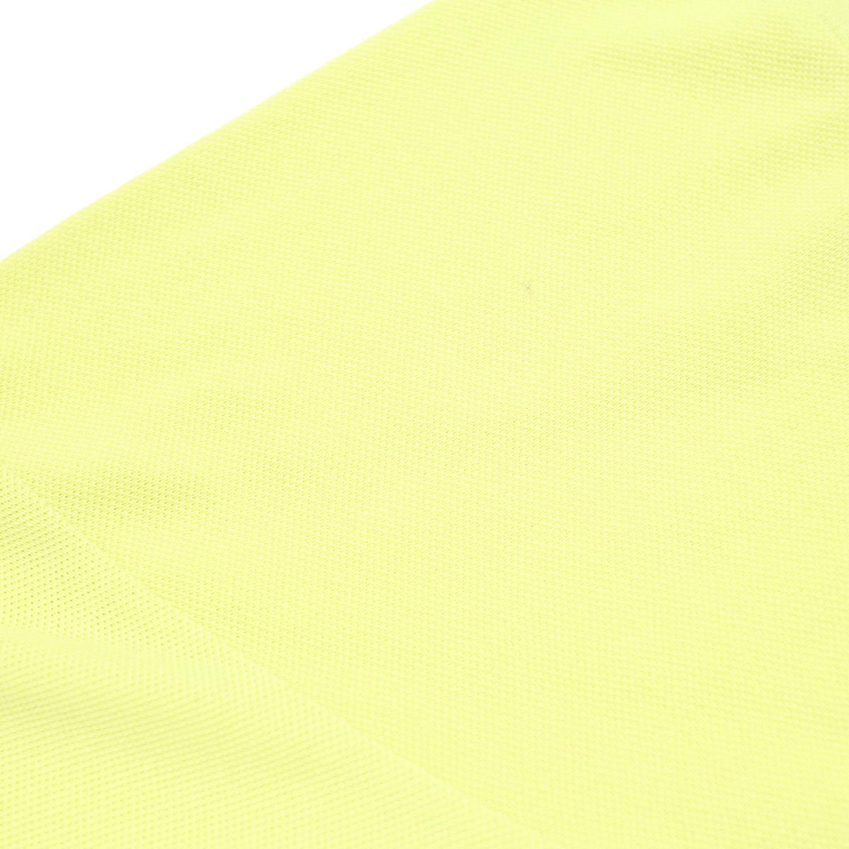 ADIDAS Mens Yellow Polo Shirt L Cotton Blend Short Sleeve Plain Basic