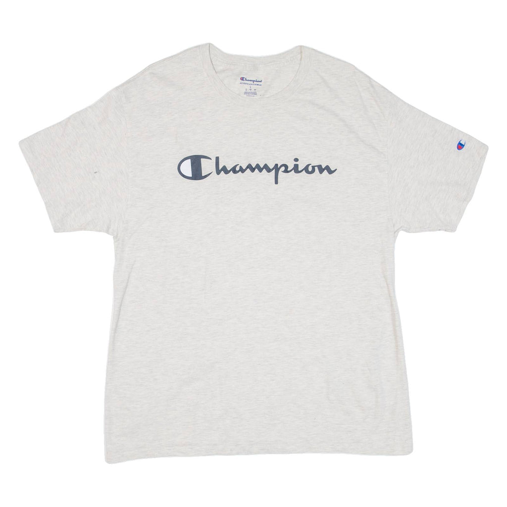 CHAMPION Mens T-Shirt Beige L