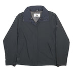 SALEWA Womens Black Synthetic Jacket UK 10 Zip Outdoor Casual Lightweight