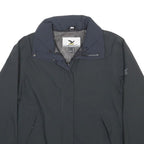 SALEWA Womens Black Synthetic Jacket UK 10 Zip Outdoor Casual Lightweight