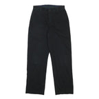 POLO RALPH LAUREN Boys Cotton Blend Black Regular Fit Straight Trousers W26 L27