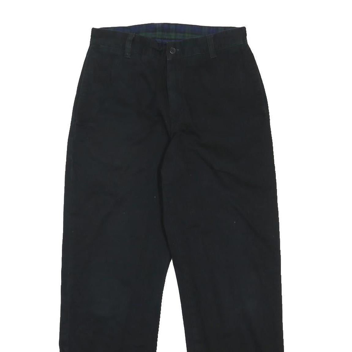 POLO RALPH LAUREN Boys Cotton Blend Black Regular Fit Straight Trousers W26 L27