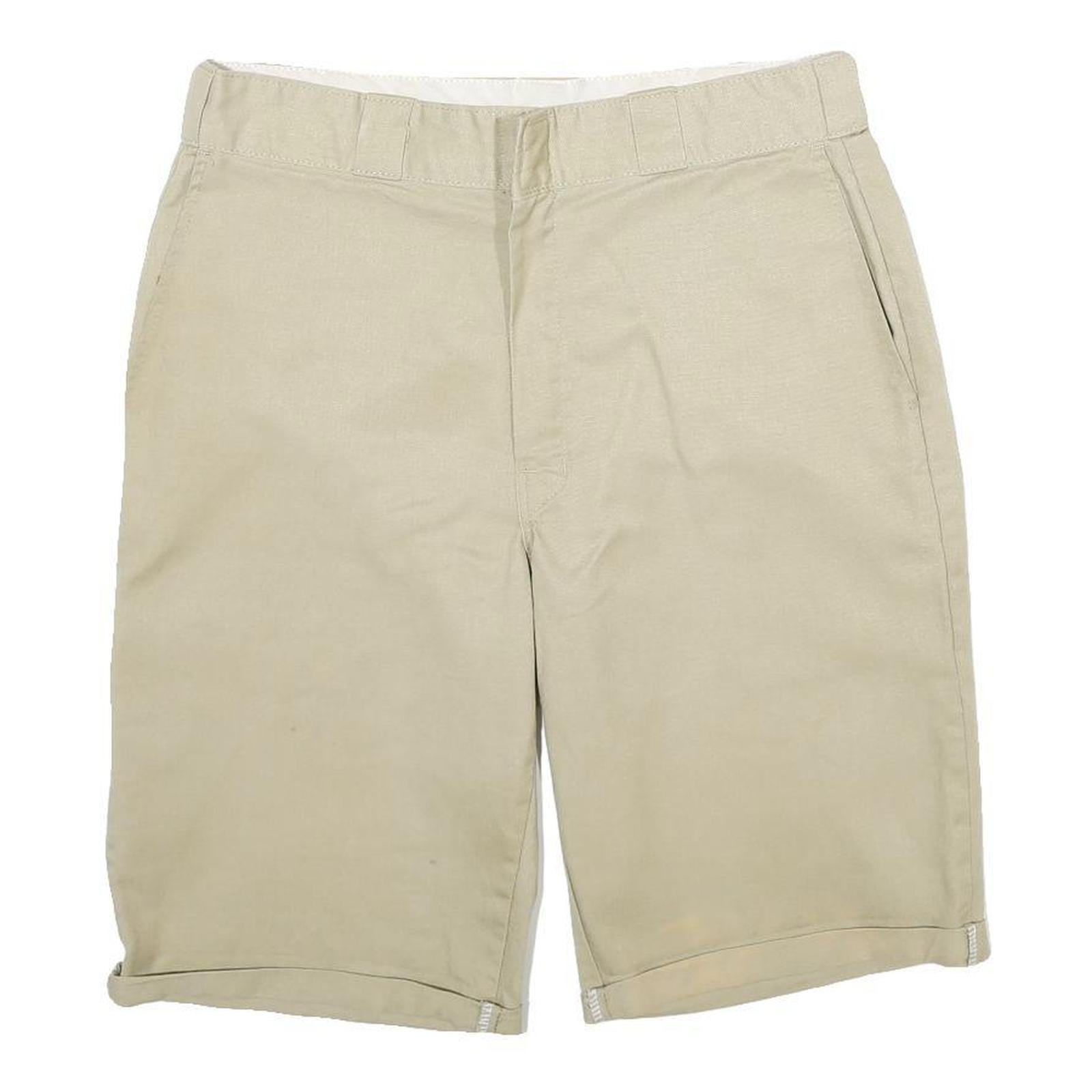 DICKIES Mens Shorts Beige Casual Regular M W33 Lightweight Polyester Blend