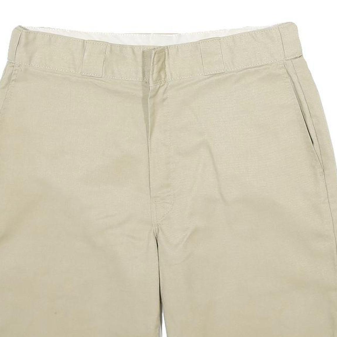 DICKIES Mens Shorts Beige Casual Regular M W33 Lightweight Polyester Blend