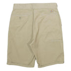 DICKIES Mens Shorts Beige Casual Regular M W33 Lightweight Polyester Blend