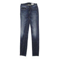 G-STAR Womens Slim Blue Denim Medium Wash Jeans W25 L32 Stretch Zip Fastening