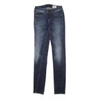 G-STAR Womens Slim Blue Denim Medium Wash Jeans W25 L32 Stretch Zip Fastening