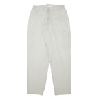 COLUMBIA Mens Relaxed Beige Cargo Zip Trousers W29 L30 Cotton Blend Casual