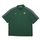 NIKE Mens Green & Grey W Embroidered Track Jacket XL Polyester Zip Sports