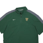 NIKE Mens Green & Grey W Embroidered Track Jacket XL Polyester Zip Sports