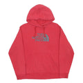 THE NORTH FACE Mens Red Pullover Hoodie L Cotton Blend Logo