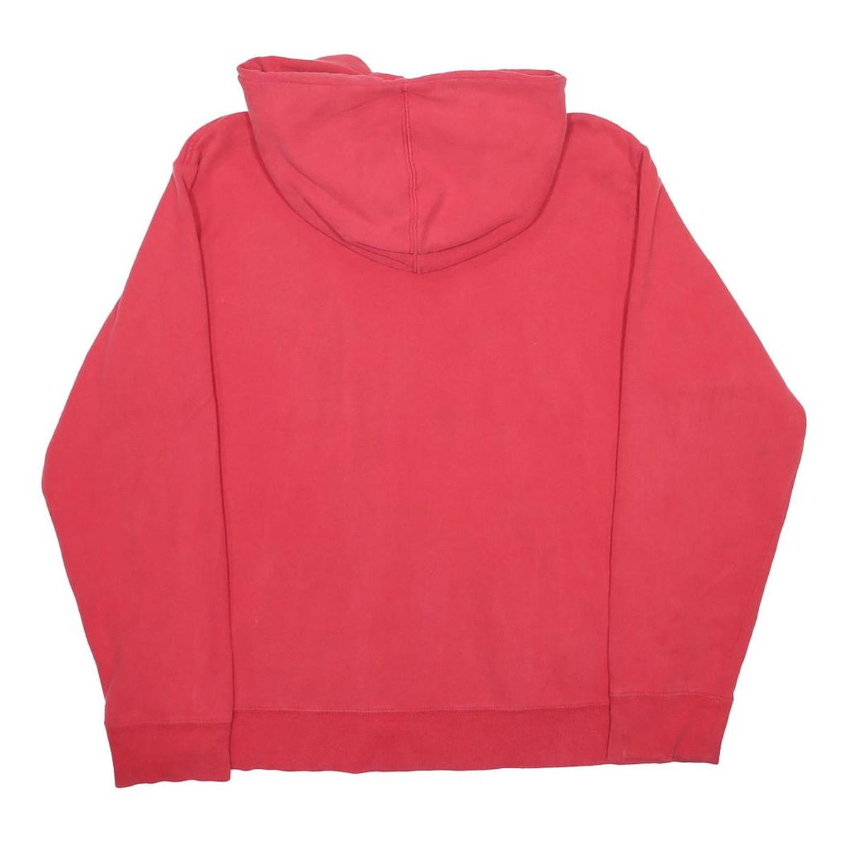 THE NORTH FACE Mens Red Pullover Hoodie L Cotton Blend Logo