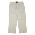 KILLTEC Mens Relaxed Beige Polyester Blend Zip Trousers W34 L28 Outdoor Casual