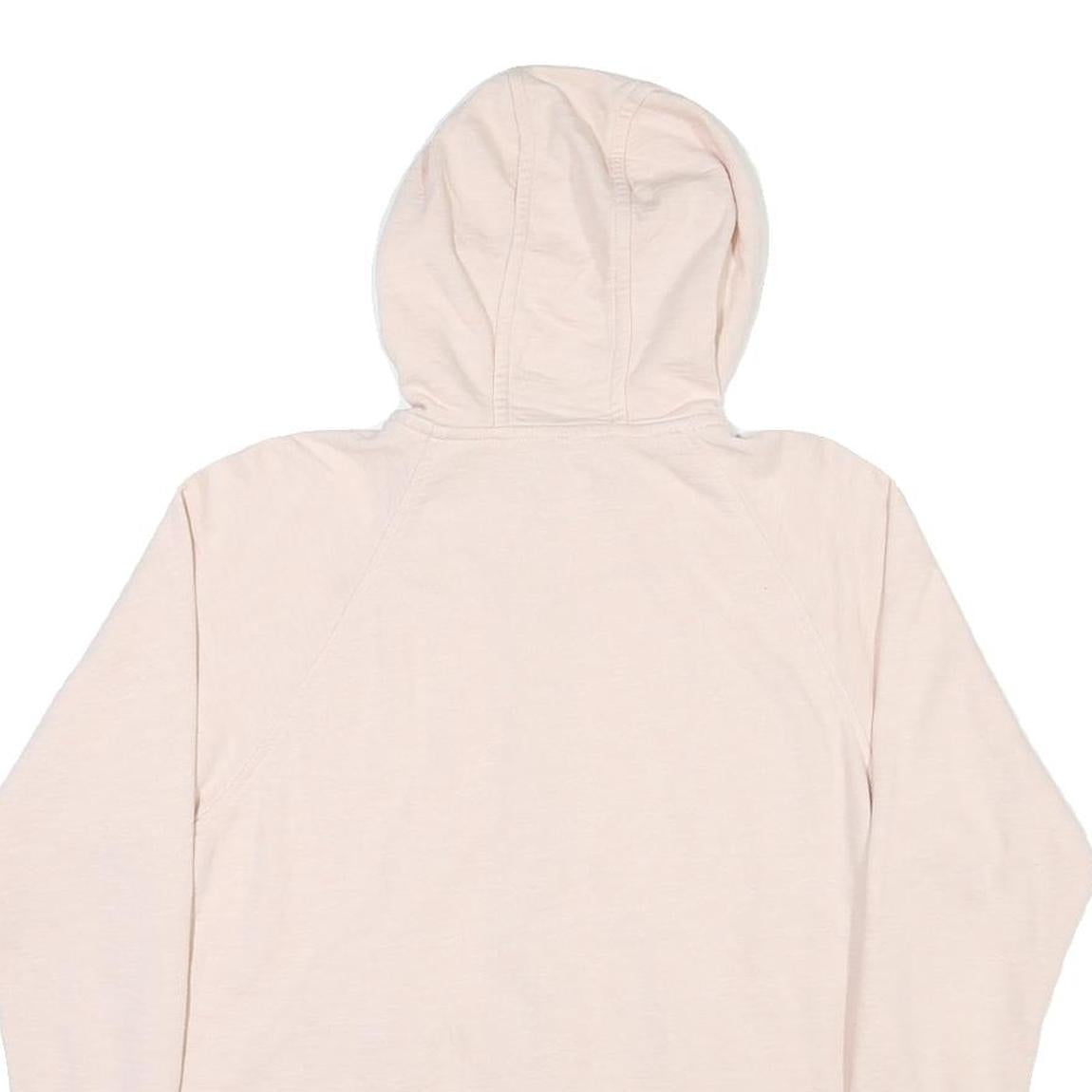 CARHARTT Womens Cream Zip Up Hoodie M Cotton Blend Casual Wear