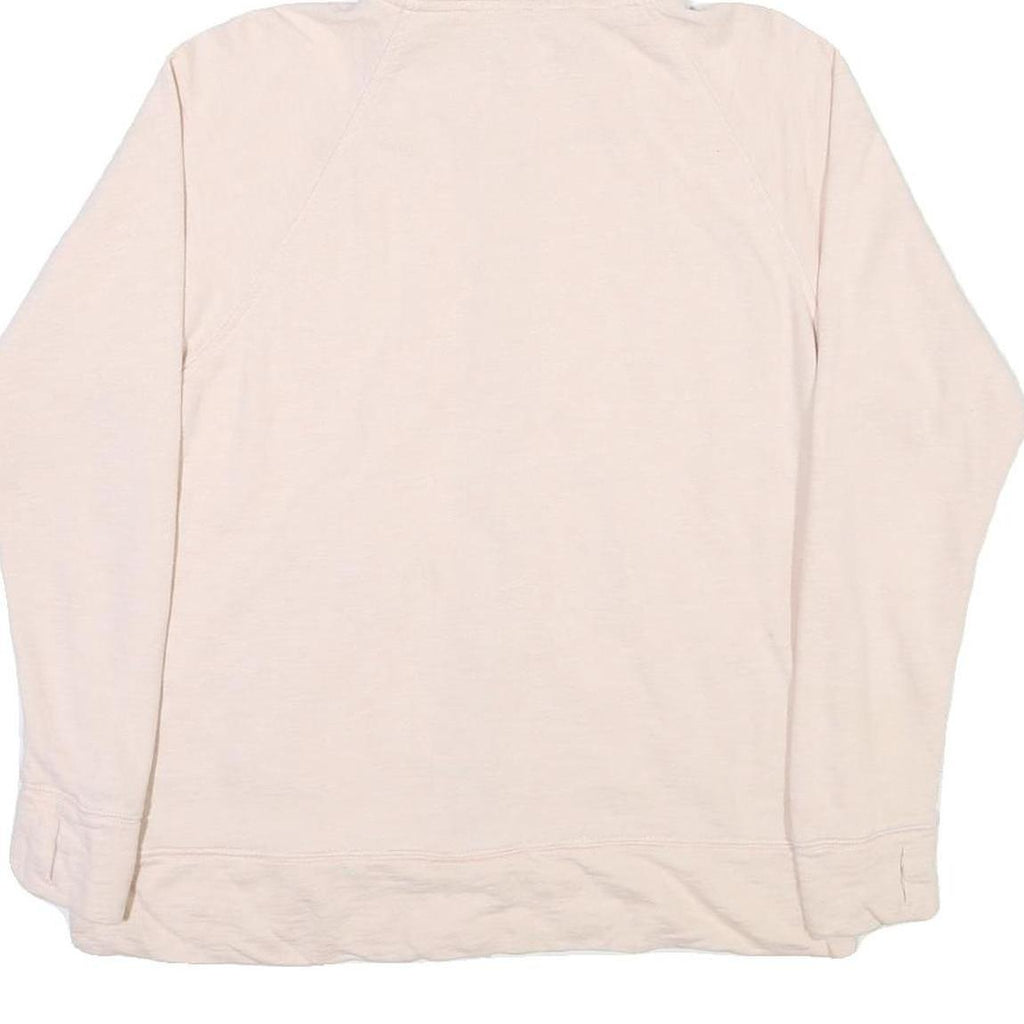 CARHARTT Womens Cream Zip Up Hoodie M Cotton Blend Casual Wear