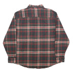 PENDLETON Mens Black & Red Check Shirt XL Cotton Classic Button-Down Long Sleeve