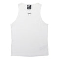 NIKE Mens White Sleeveless T-Shirt S Cotton Blend Classic Crew Neck Sports
