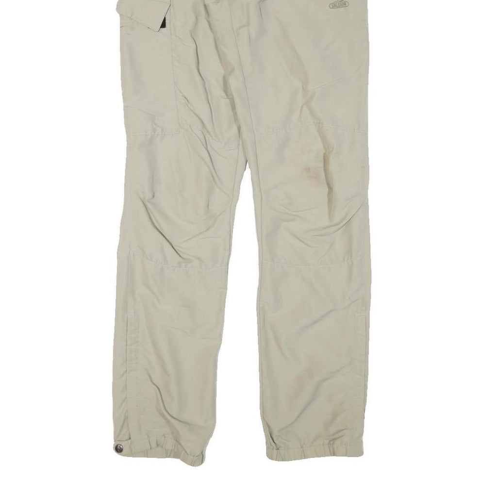 SALEWA Mens Polyester Blend Beige Regular Fit Cargo Trousers W29 L33 Hiking