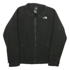THE NORTH FACE Womens Black Jacket M Polyester Zip Plain Casual Outdoor Warm