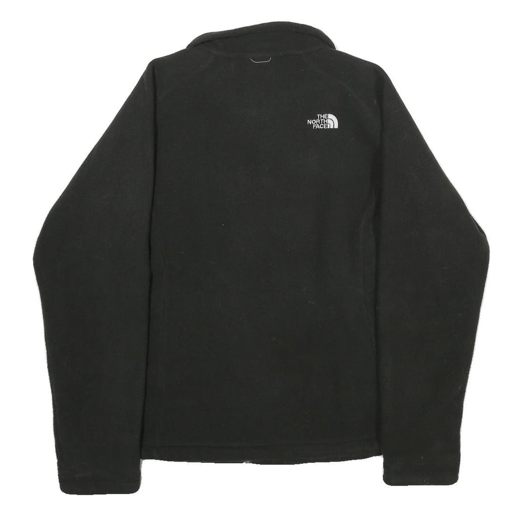 THE NORTH FACE Womens Black Jacket M Polyester Zip Plain Casual Outdoor Warm