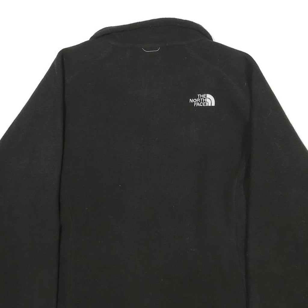 THE NORTH FACE Womens Black Jacket M Polyester Zip Plain Casual Outdoor Warm