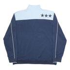 NIKE Mens Blue & Light Blue COR 72Z Track Jacket 2XL Polyester Zip