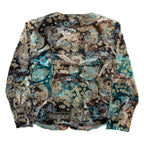 HOROSCOP Lightweight Womens Jacket Green Paisley M