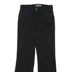 LEVI'S Womens Black Regular Flared Denim Medium Wash W28 L28 Classic Cotton