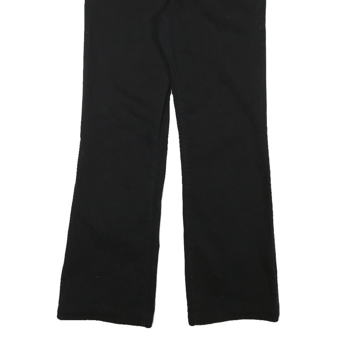 LEVI'S Womens Black Regular Flared Denim Medium Wash W28 L28 Classic Cotton