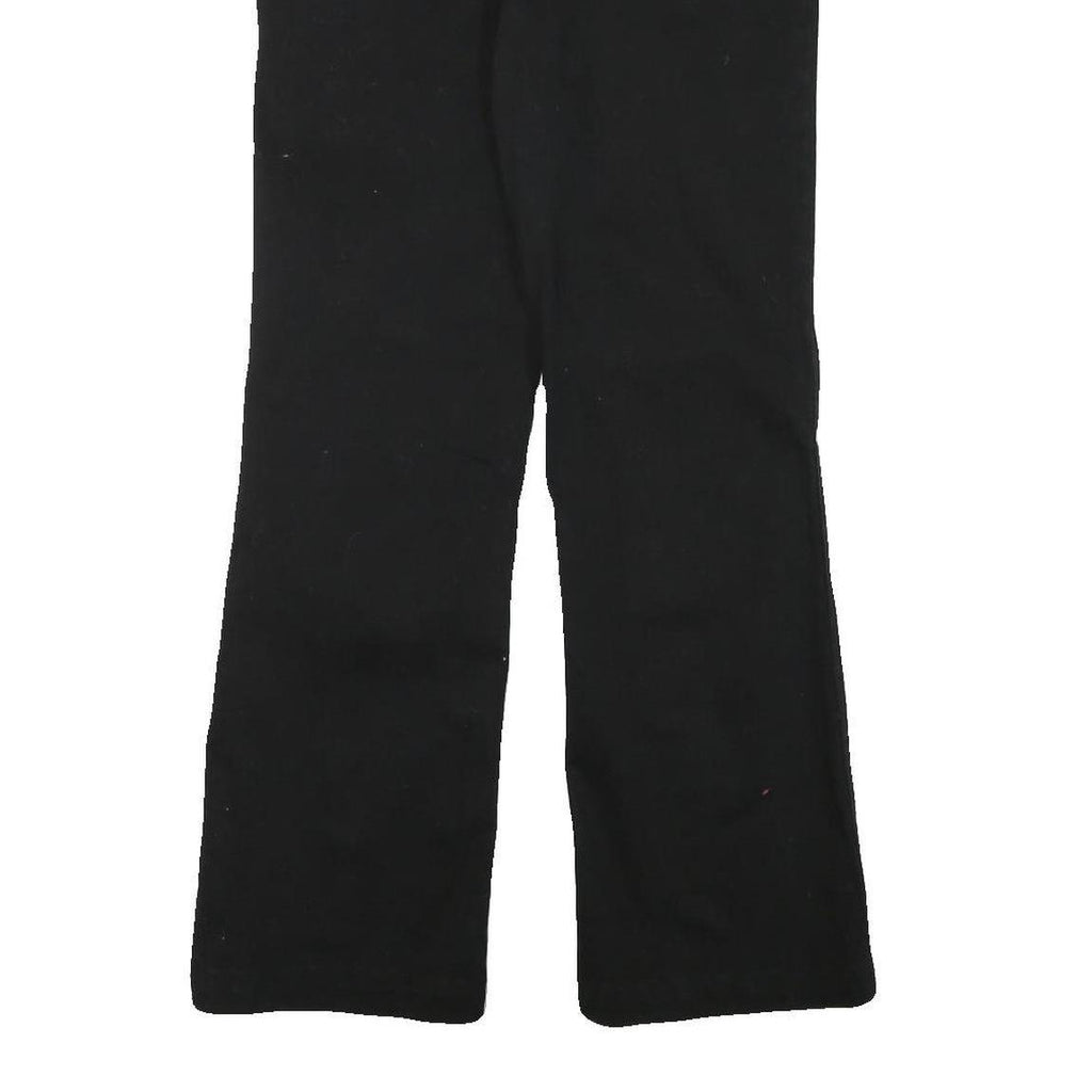 LEVI'S Womens Black Regular Flared Denim Medium Wash W28 L28 Classic Cotton