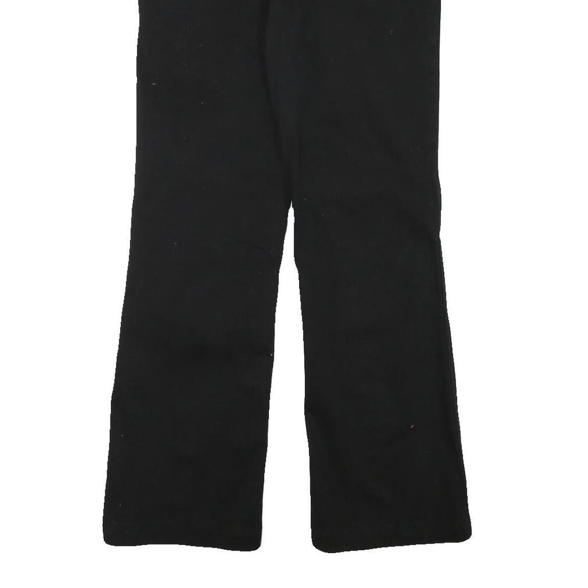 LEVI'S Womens Black Regular Flared Denim Medium Wash W28 L28 Classic Cotton