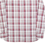 TOMMY HILFIGER Mens Red & White Check Shirt L Long Sleeve Casual Button