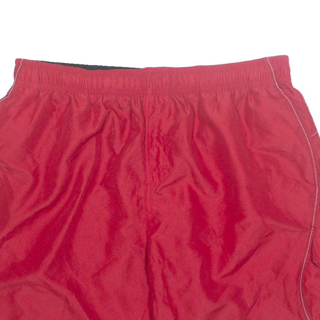 NIKE Mesh Lined Mens Swimming Shorts Red XL W34
