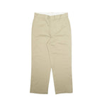 DICKIES Chino Mens Trousers Beige Regular Straight W34 L28