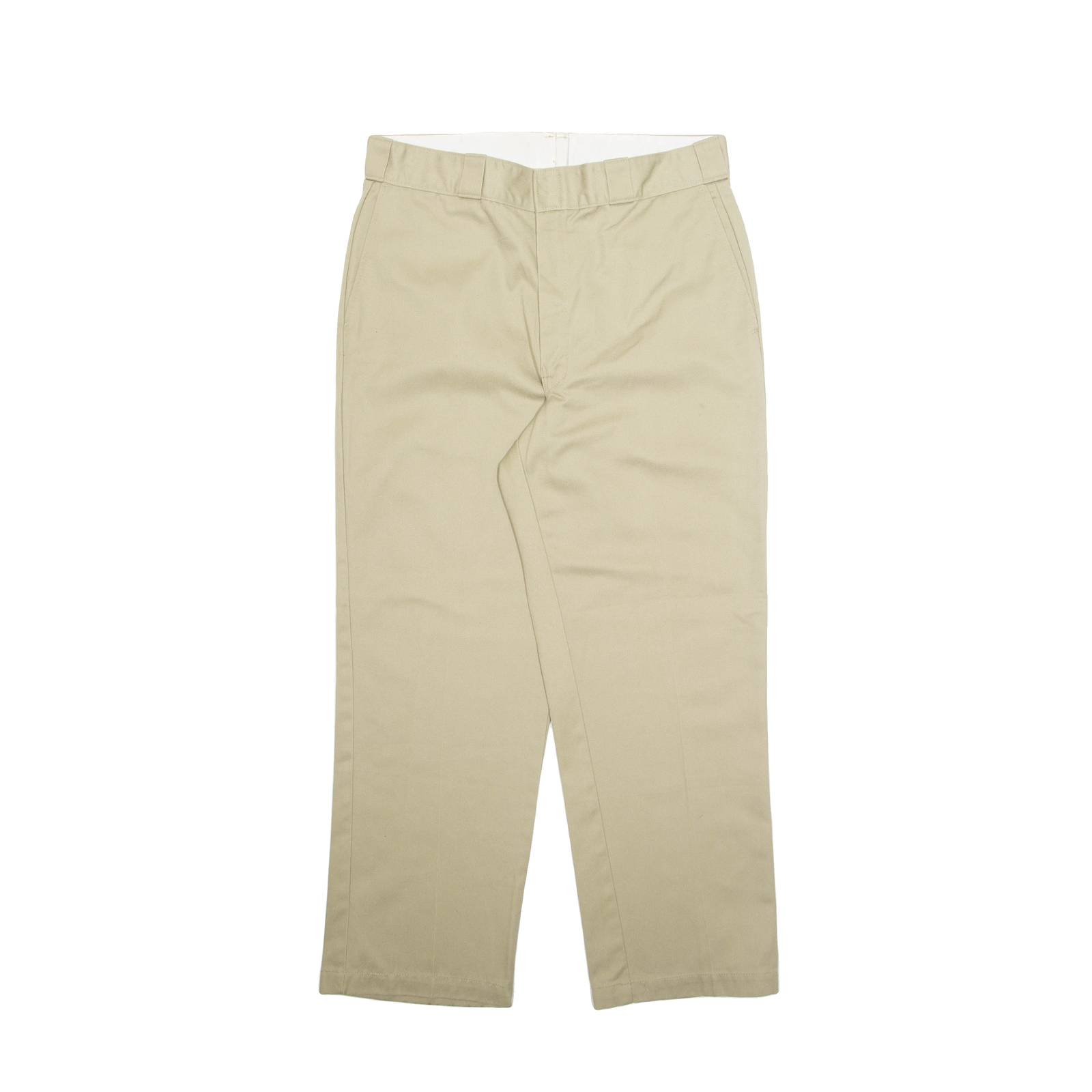 DICKIES Chino Mens Trousers Beige Regular Straight W34 L28
