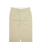 DICKIES Chino Mens Trousers Beige Regular Straight W34 L28
