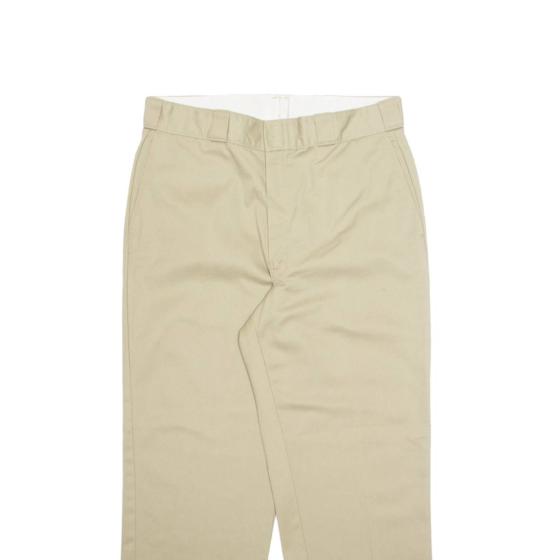 DICKIES Chino Mens Trousers Beige Regular Straight W34 L28