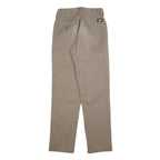 DICKIES Mens Cotton Blend Beige Regular Fit Straight Leg Trousers W29 L32