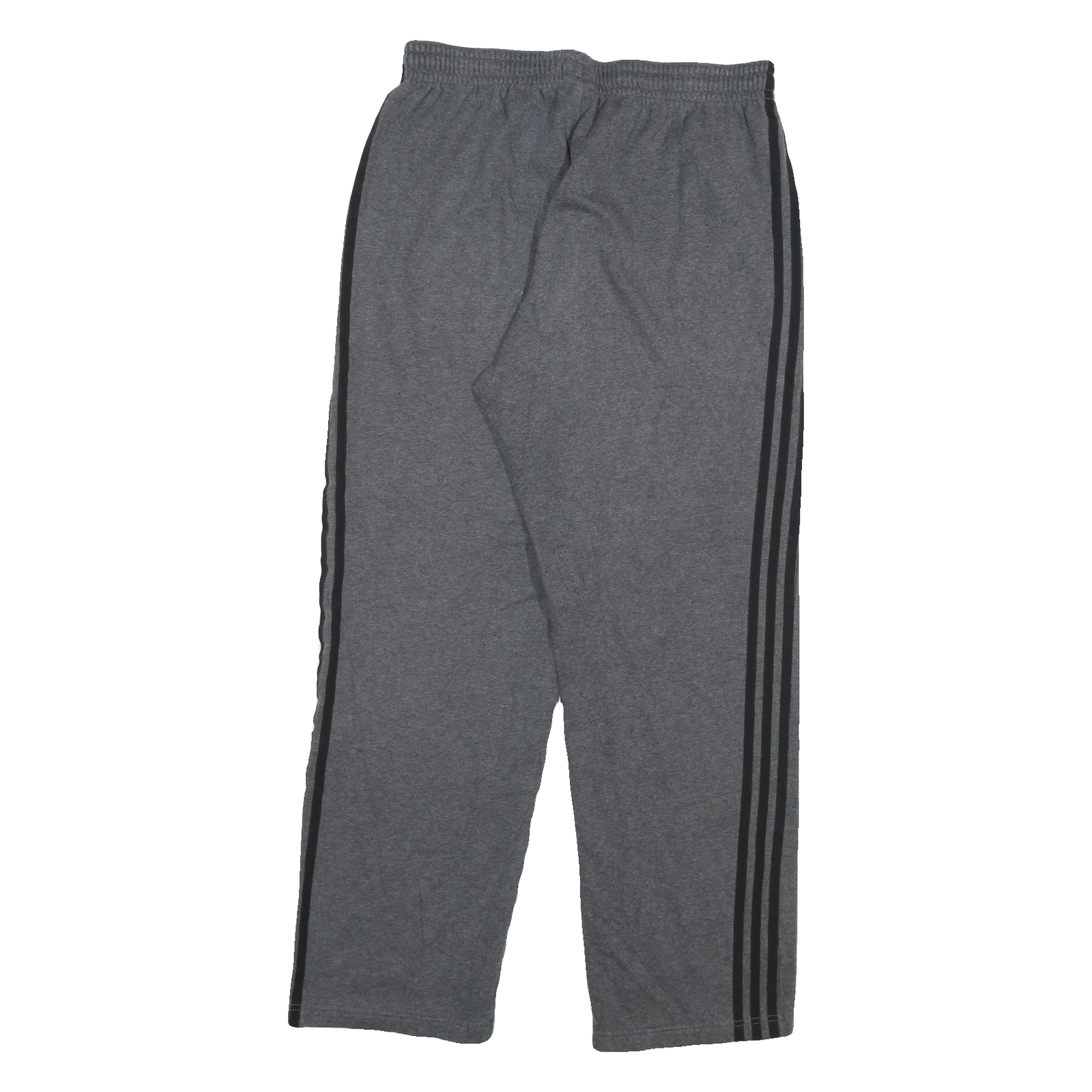 ADIDAS Mens Joggers Grey & Black Slim Straight L W30 L30 Casual Sportswear